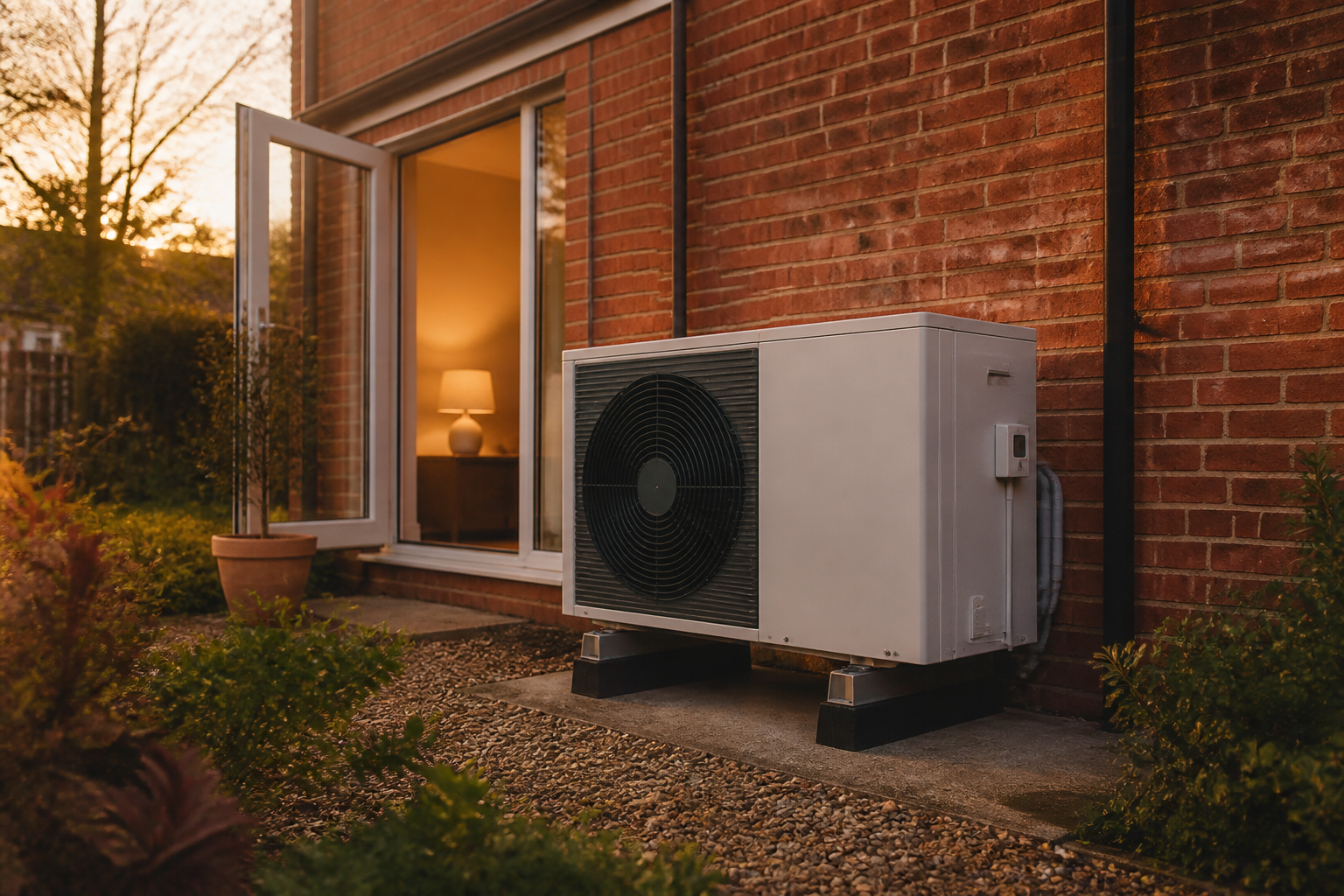 Understanding SCOP and heat pump efficiency metrics illustrated in a UK home setting